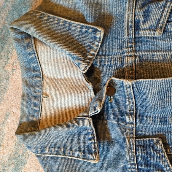 Denim Barn Jacket Vintage By Hovland Sioux Iowa Cowboy Cowgirl y2k Western - Picture 5 of 16